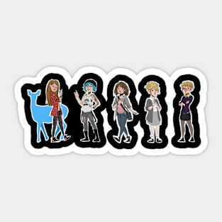 The gang! Sticker